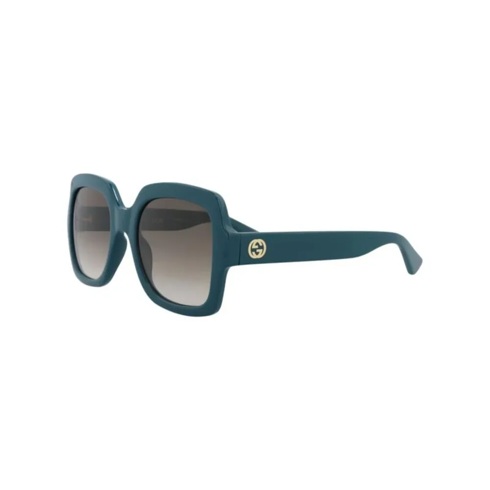 Gucci Square-Frame Acetate Sunglasses Blue Womens